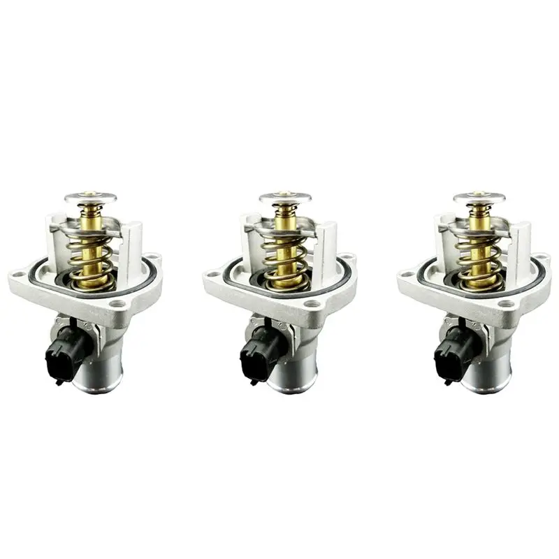 

Precise 3X Car Engine Coolant Thermostat Assembly + Housing For Aveo Cruze Sonic 96984104 55578419