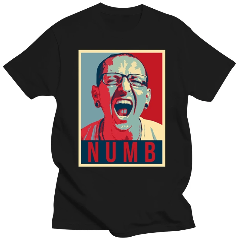 Chester Bennington Tribute Fan Numb Hope Men\'S T-Shirt Black Summer Style Tee Shirt