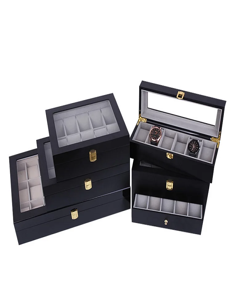 VANSIHO Fashionable Luxury Big Single Wood Watch Box Lacquered Of Best Men Women Custom Logo Gift Storage Couple Display