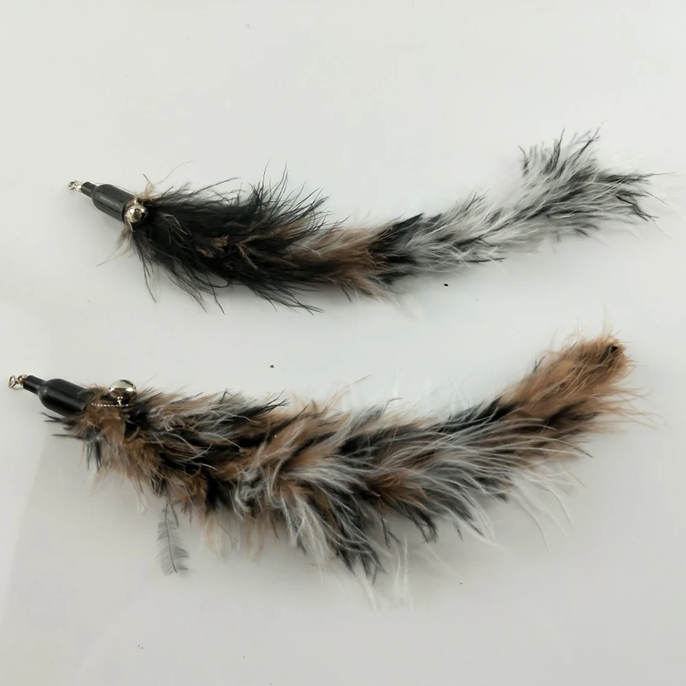 

5Pcs Refill Heads for Cat Catch Stick Replacement Teaser Wand Interactive Pet Play Cat Teaser Stick