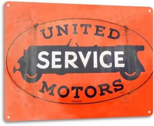 1b، الولايات المتحدة محركات الخدمة شعار تاجر أجزاء متجر الرجعية جدار ديكور معدن القصدير تسجيل جديد