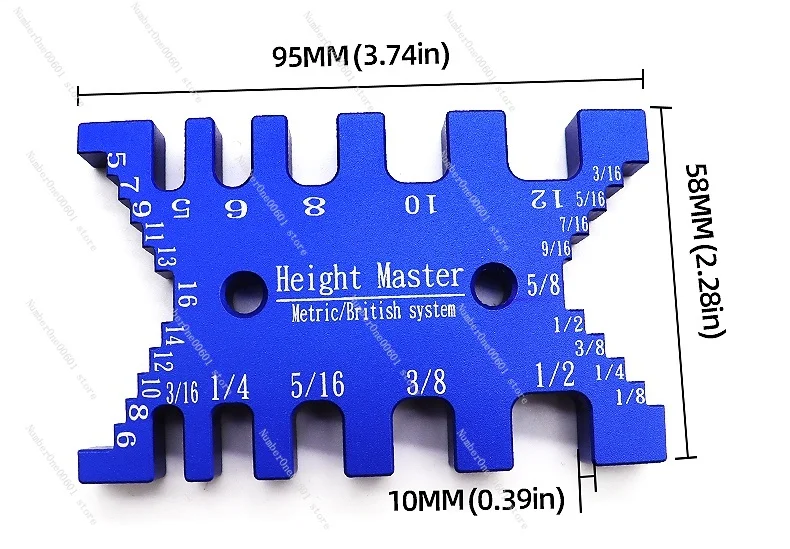 Zapfen messgerät, Höhen messgerät, Messwerk zeuge metrische Zoll gravur maschine Tisch kreissäge Flip Gauge