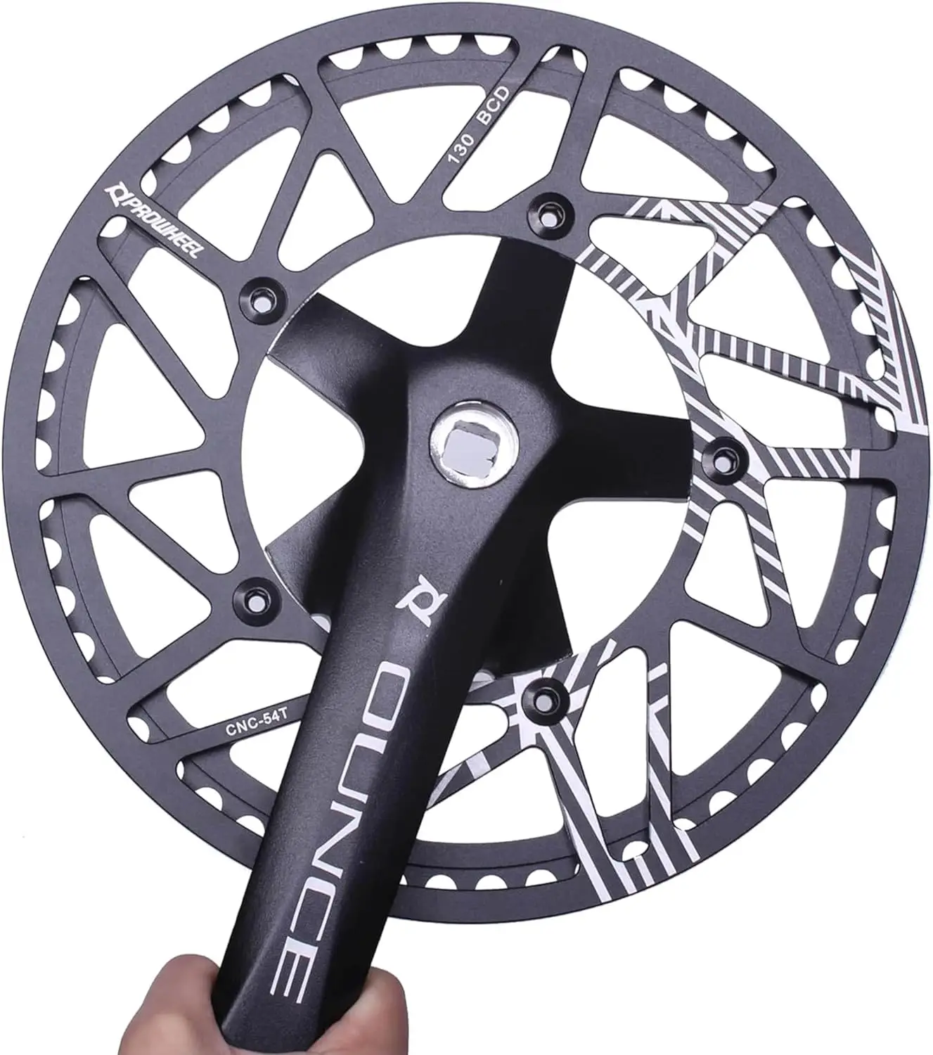 Prowheel Bike 130mm BCD Aluminium Alloy  52T/54T/56T/58T/60T Bike Chainring for 6 to 12 Speed