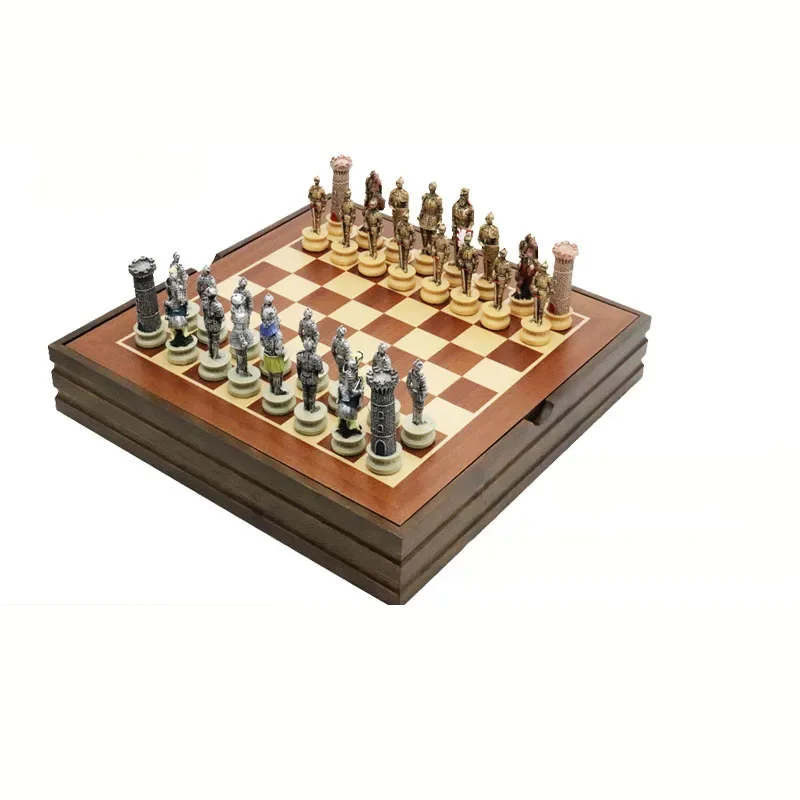 Unique Modern Chess Set Luxury Free Shipping Social Gift High Quality Chess Set Free Shipping Chadrez Jogo Sports And Recreation