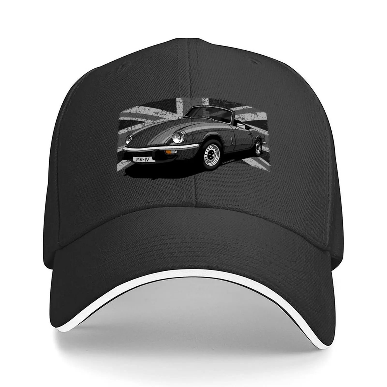

The coolest English roadster ever! Baseball Cap Bobble Hat Sunhat derby hat cute Men's Baseball Women's