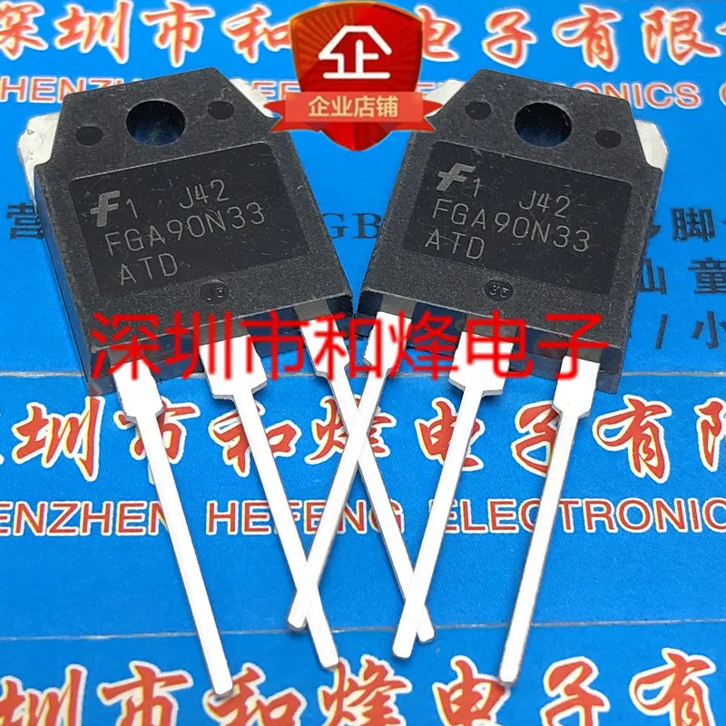 Free shipping   FGA90N33ATD  TO-3P 330V 90A      10PCS