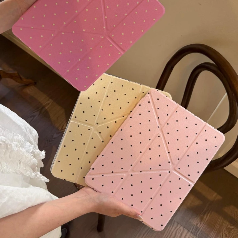 Odpinany pokrowiec na iPad Air 5 generacji, etui na iPad 10.2 cala 7, 8, 9 generacji, iPad Air 3 generacji 2019, Pro 11 2, 3, 4 generacji, wzór w kropki — zdjęcie produktu 4