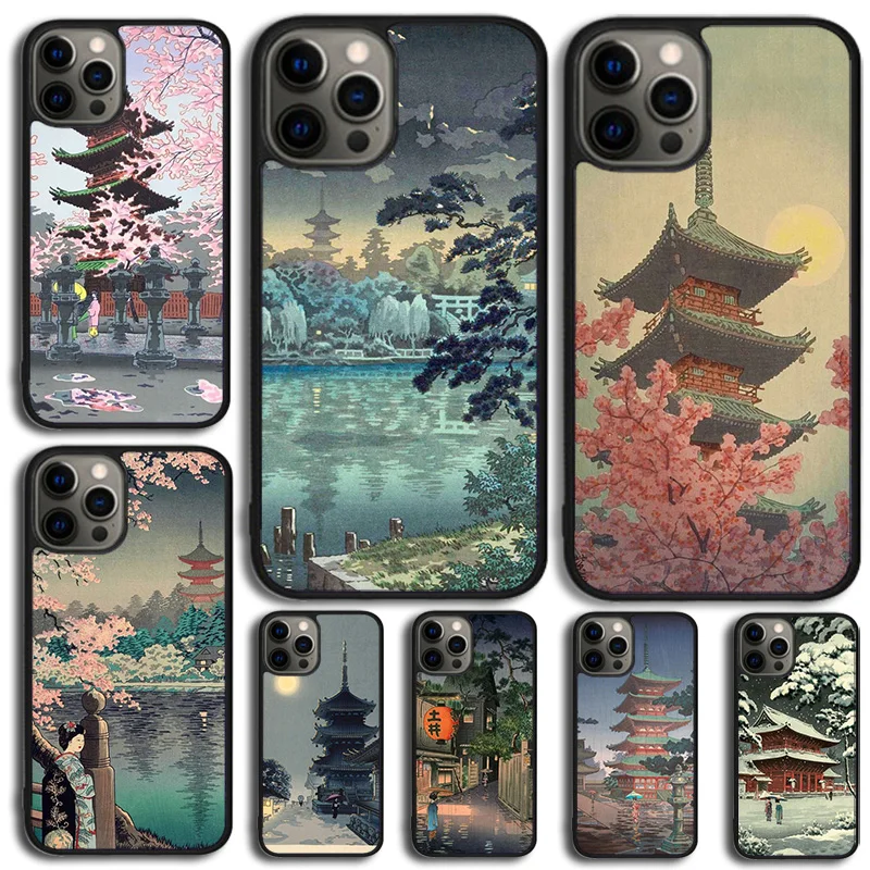 Ukiyo e Japanese style Art painting Phone Case For Samsung Galaxy S22 S23 S24 S22 S21 Note 10 20 Lite S20 Plus S21 Ultra Cover