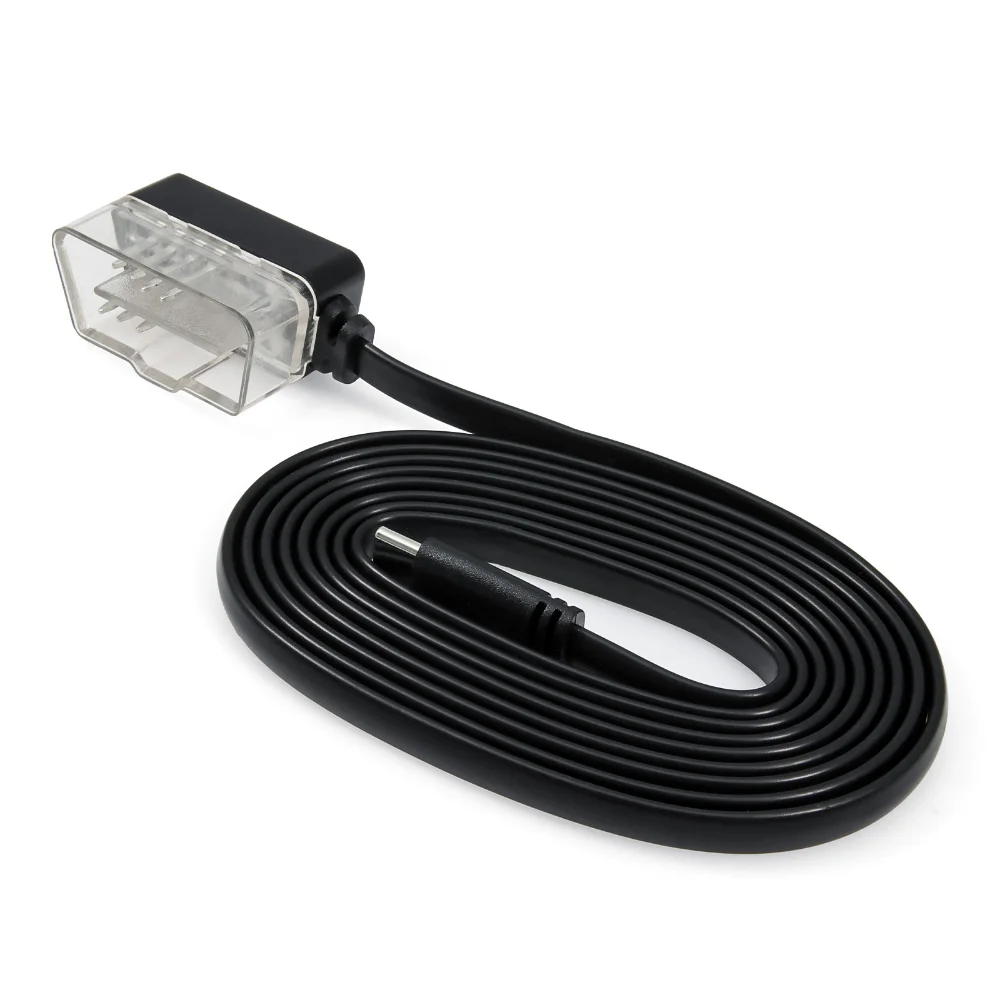 Cable de conexión para pantalla frontal de coche, adaptador OBD2, grabadora de conducción, accesorios para automóvil