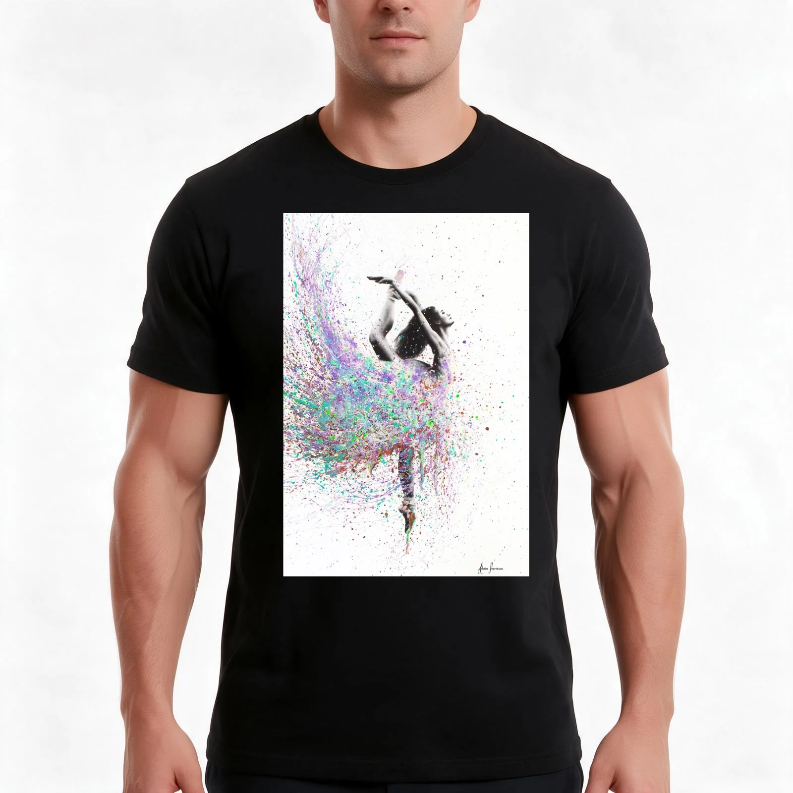 Opal Dance T-Shirt, Summer Casual Cotton Tee, Oversized Streetwear Tops, Vintage Graphic Print, Loose Fit Short Sleeve