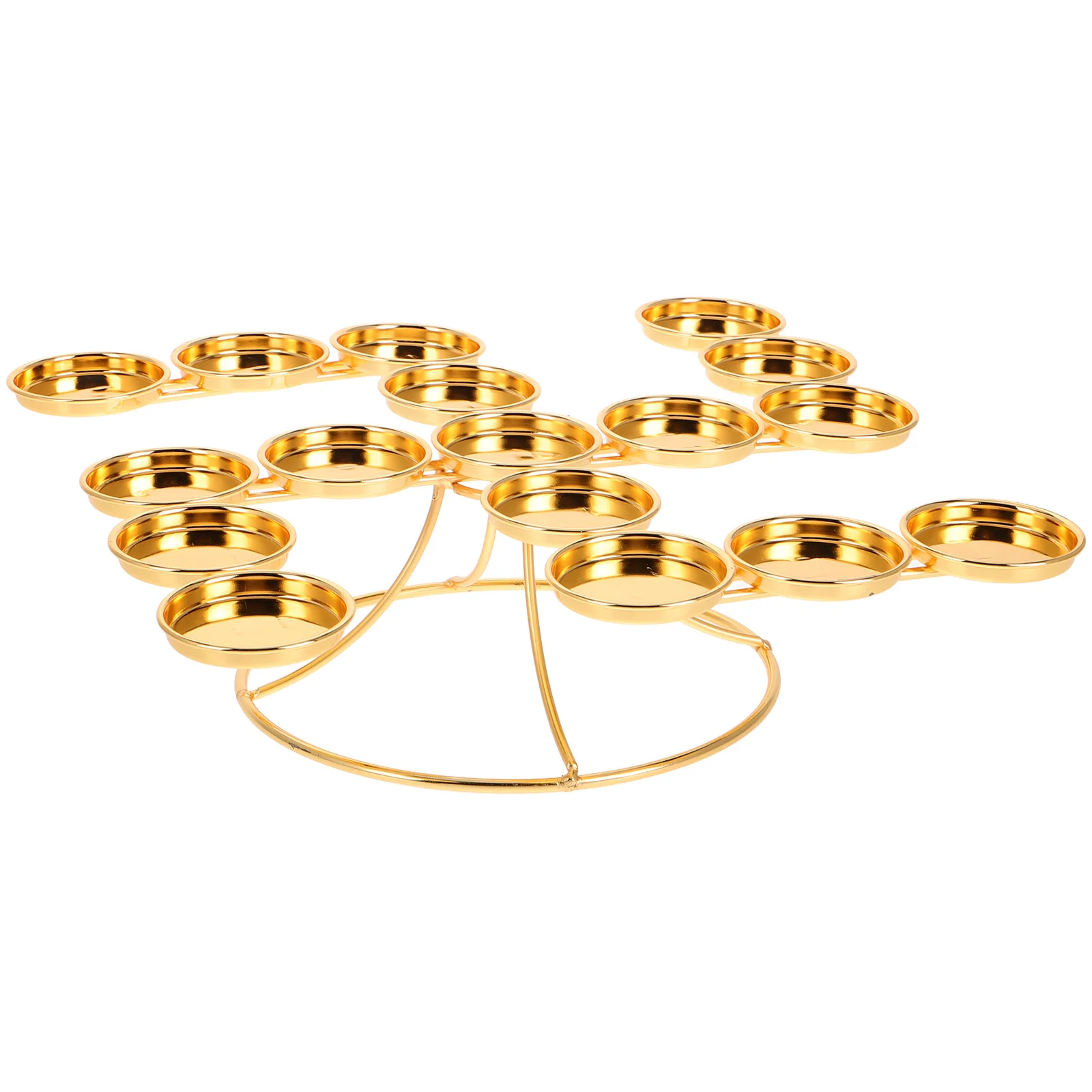 

1 Set Round Butter Lamp Holder Handcrafted Brass Oil Stand For Buddhist Temple Home Altar Meditation Decorative Tealight