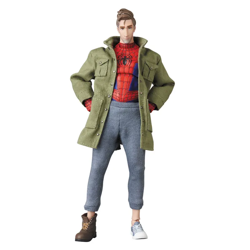 

Action Figure Toys Original Mafex 109 Comics Peter Parker Spiderman 1/12 Spiderman Movable Statue Model Doll Collectible Gifts