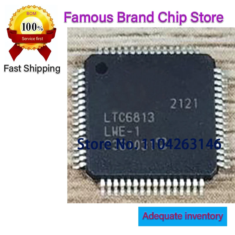 1PCS CY7C68013A-128AXC CY7C68013A-100AXC CY7C68013A LTC6813HLWE-1 LTC6813 LQFP64  ATMEGA1284 ATMEGA1284P ATMEGA1284P-AU ATMEGA12