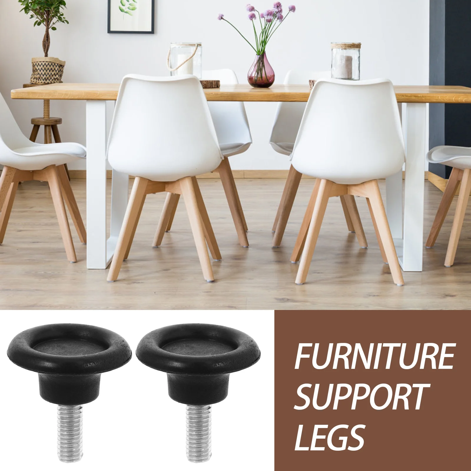 20 個調節可能な家具足レベラーねじ込み式グライドプロテクター椅子テーブルデスクスタビライザーノンスリップヘビーデューティフロア