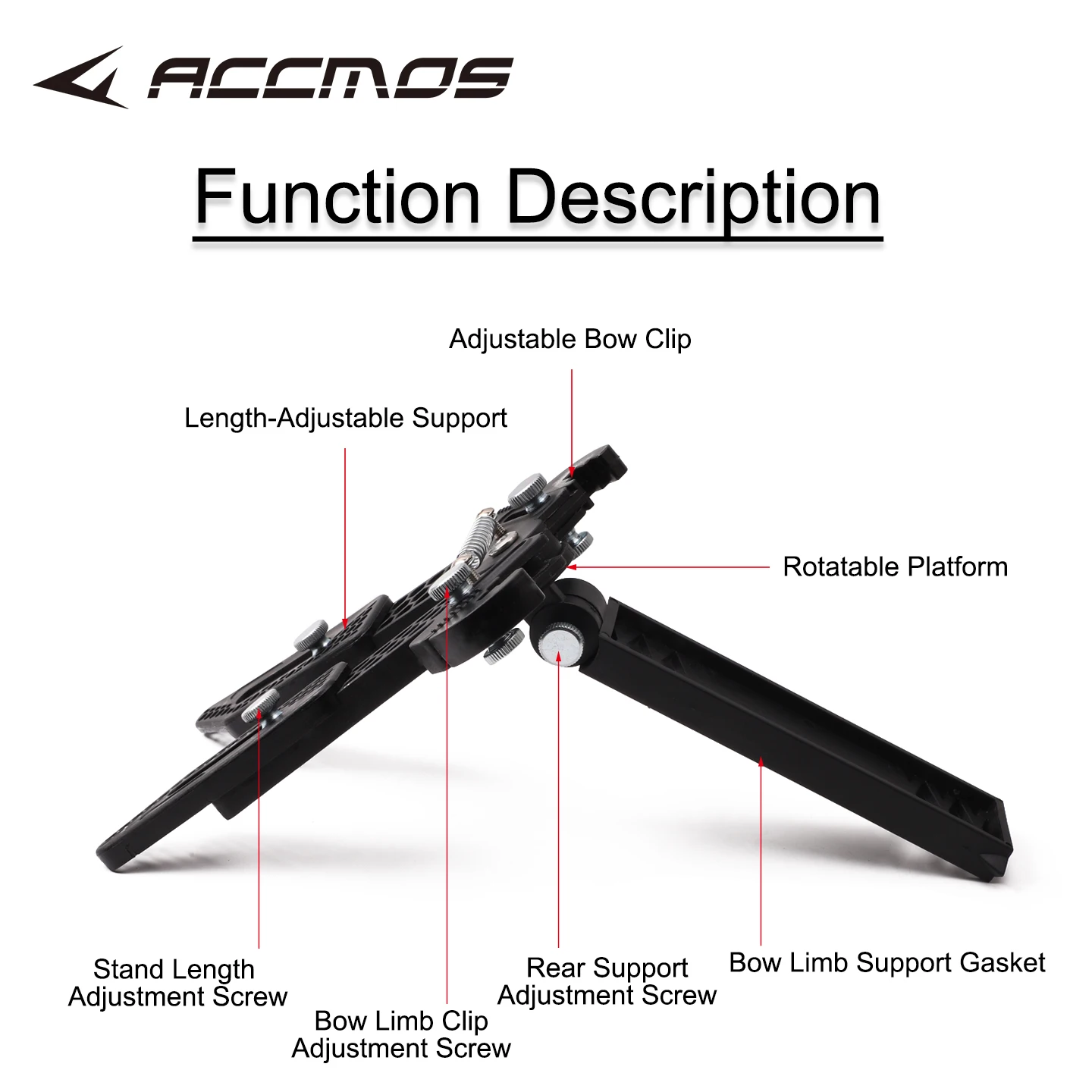 

3 Legs Compound Bow Stand Stabilization Archery Bow Kick Rack Prevents Pulley Wear Shooting Accessories