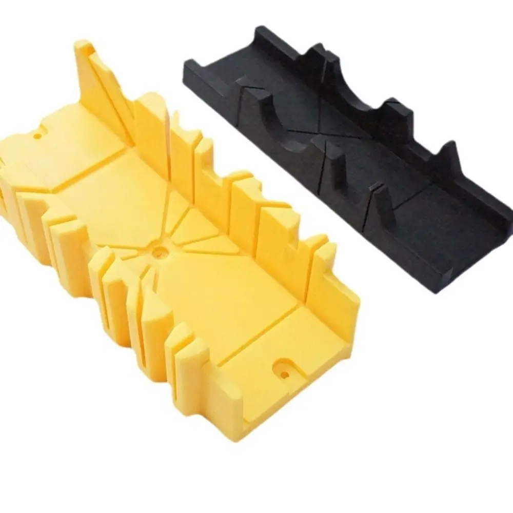 Guida per segare il taglio del legno da 45/90 gradi Scatola per seghe mitra durevole Utensile da taglio obliquo antiscivolo resistente all'usura Lavorazione del legno
