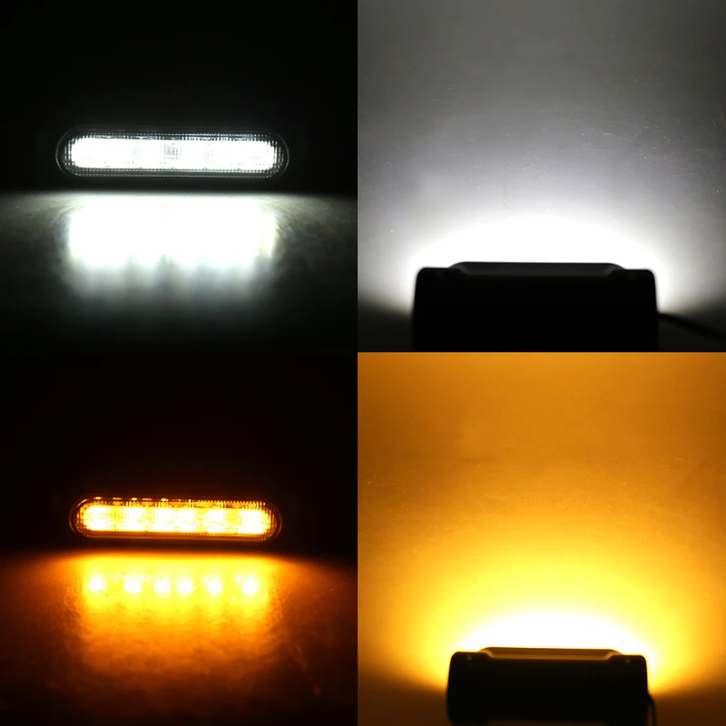 Motorcycle 1.3 Inches Cruise LED Guard Light Bumper Turn Signal Warning Light Motorcycle Accessories