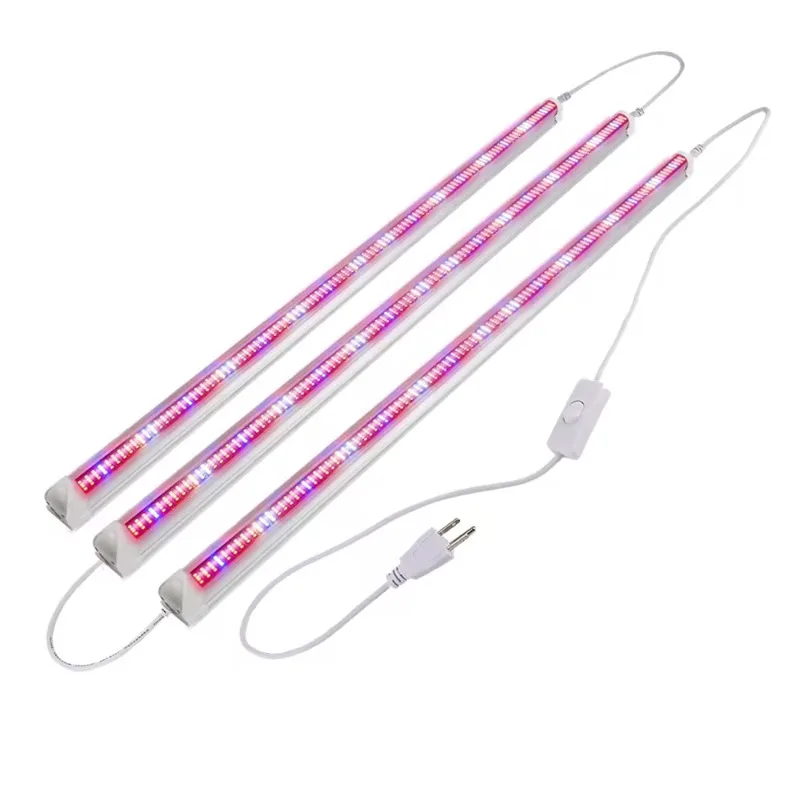 60W 1.20m T8 integrated full spectrum LED grow light tube 120cm plant lamp for indoor hydroponic 3pcs / set