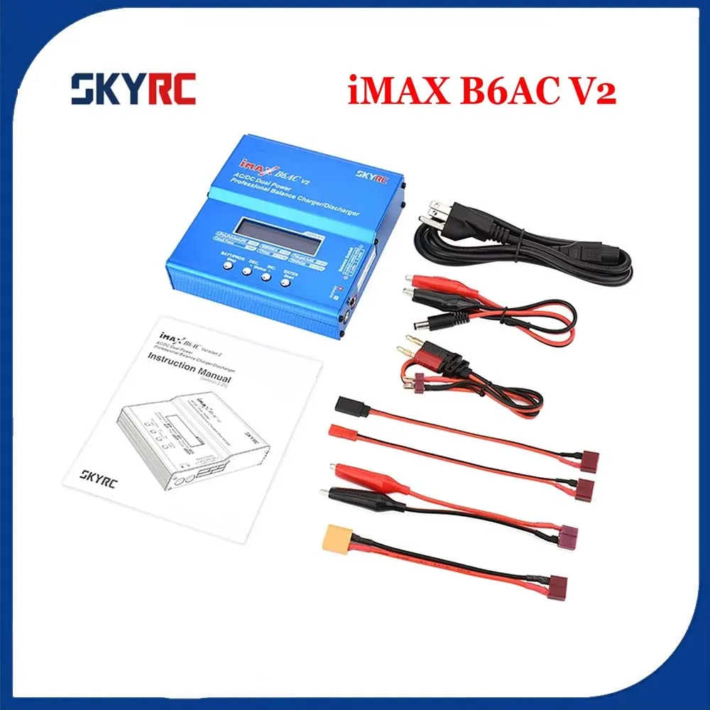 

SKYRC iMAX B6AC V2 50W 6A Balance Charger/Discharger with Digital LCD Screen for Li-ion/NiMh/LiPo Batteries RC Model Charging