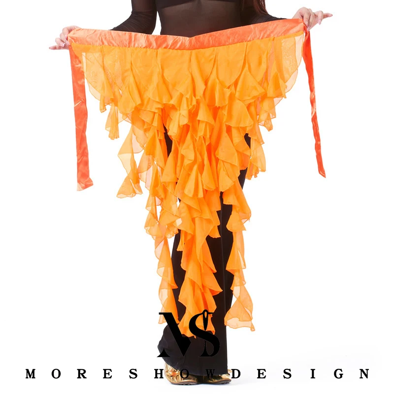 Аксессуары для танца живота, пояс-цепочка с девятихвостим лисьим хвостом для женщин, танцевальная одежда для выступлений на сцене, шарф с цепочкой на бедрах