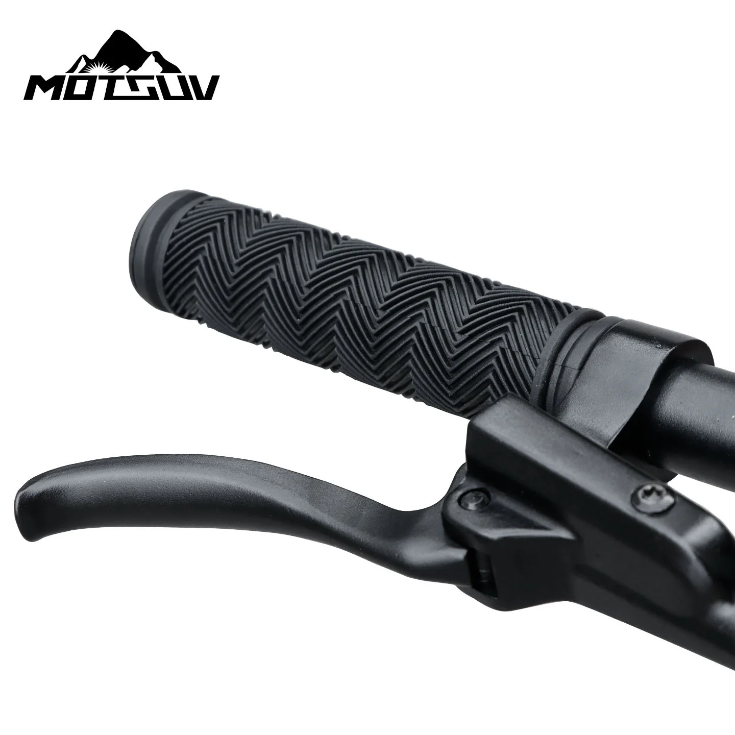 AliExpress NONE 1 Pair MTB Mountain Bike Handle Bar Grips Soft Rubber Single Sided Locking Non Slip Shockproof Cycling Accessories