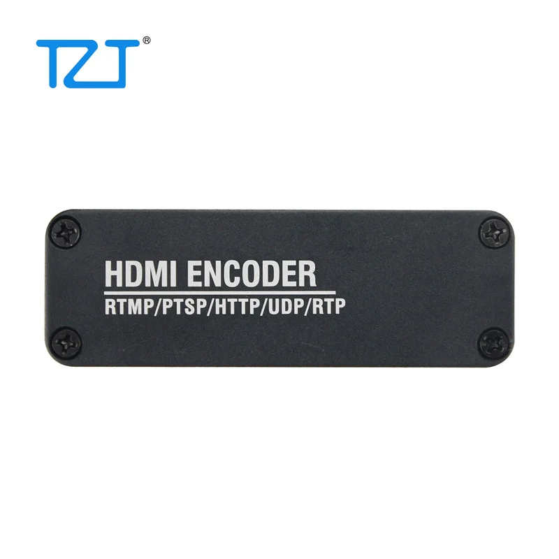 جهاز تشفير TZT Mini متوافق مع HDMI جهاز تشفير H.265 محمول H264 1920x1080 للبث المباشر RTMP/PTSP/HTTP/UDP/RTP
