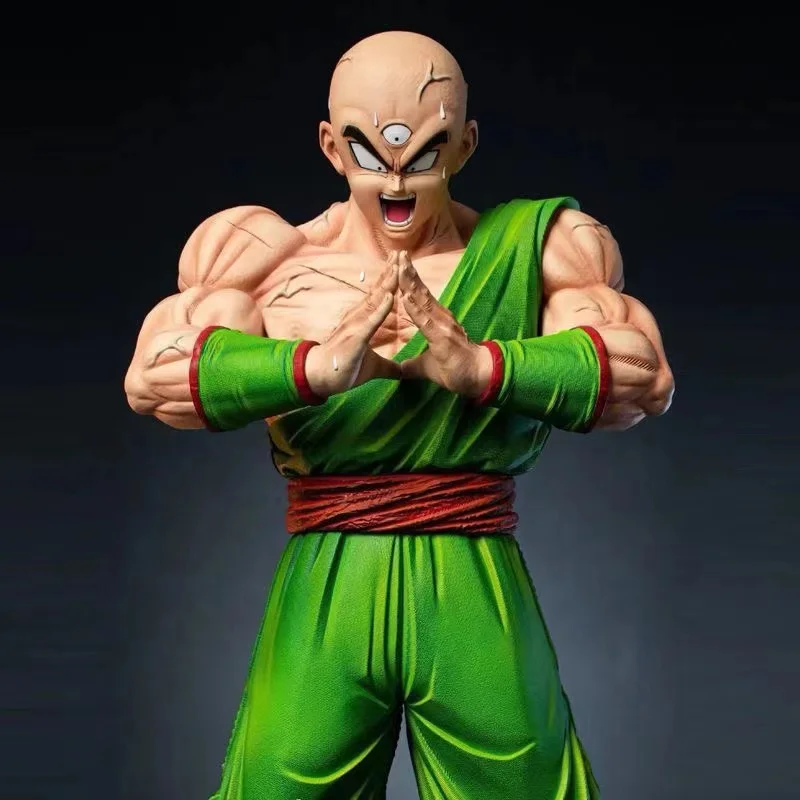 Dragon Ball Z Tien Kendhan Action Figure, Anime Statue, Tien Kendhan, Kikoho, Collection Model Toys Gifts, 32cm, 12.6"