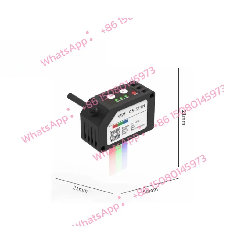Color Marking Mode, Fastest Response Time 30μs NPN PNP Color Marking Sensor Color Sensor