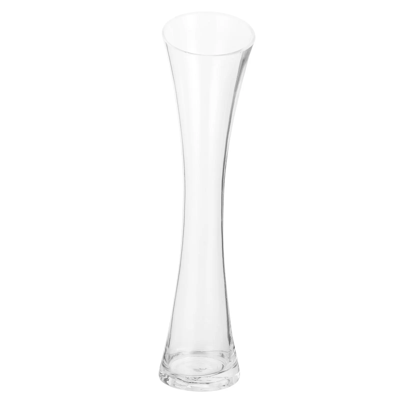 

Decorative Glass Vase Unique Creative Transparent Thick Flat Bottom for Flower Arrangements Home Decor Glass Vase