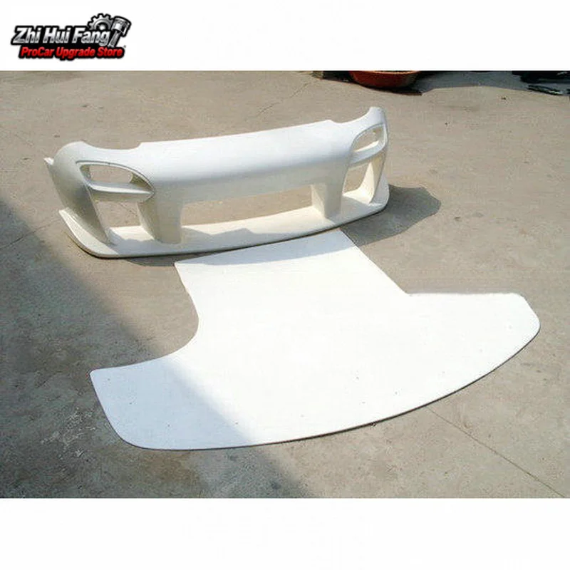 Suitable for Mazda RX7 Modified FD3S Resin Fiber with Base Plate Front Bumper Surround
