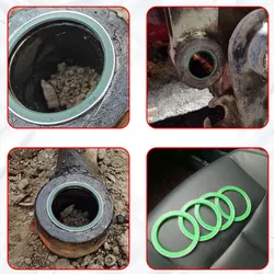 Big 4pc Tools Oil Seal for Excavator Bucket spindle Dustproof seal 70-90mm for CAT Hyundai Doosan Sany Komatsu  XCMG rubber seal