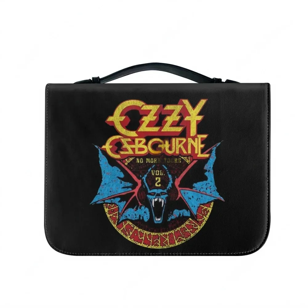 

Водонепроницаемая кожаная сумка-чехол для Библии Ozzy Osbourne Rock Band с карманами, персонализированный подарок для христиан