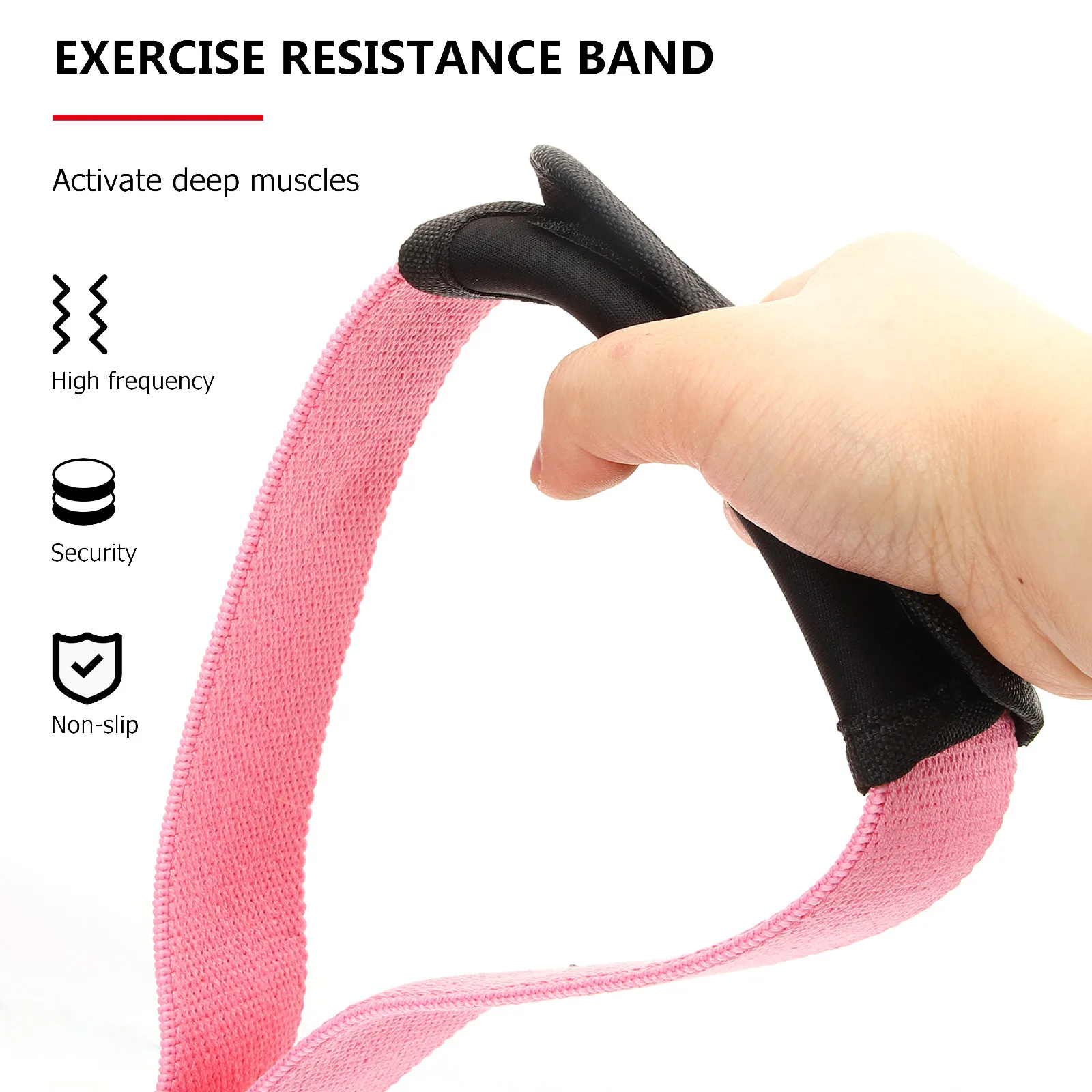 Resistance Band for Yoga Exercise Bands for Back Shoulders Legs Waist Stretching Workout Bands with Maximum Elasticity Safe