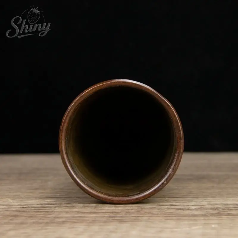 Copper Pen Holder Desk ganizer Office Supplies Container Tool Pot Pencil Cup Makeup Brush Keeper Chinese Style Pen Holders
