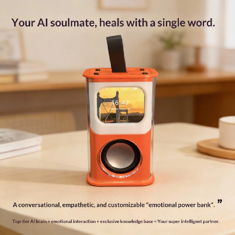 AI  Speaker with Voice Interaction Customizable Multi-color Voiceprint Recognition AI Large Model Chat DeepSeek Home Decor