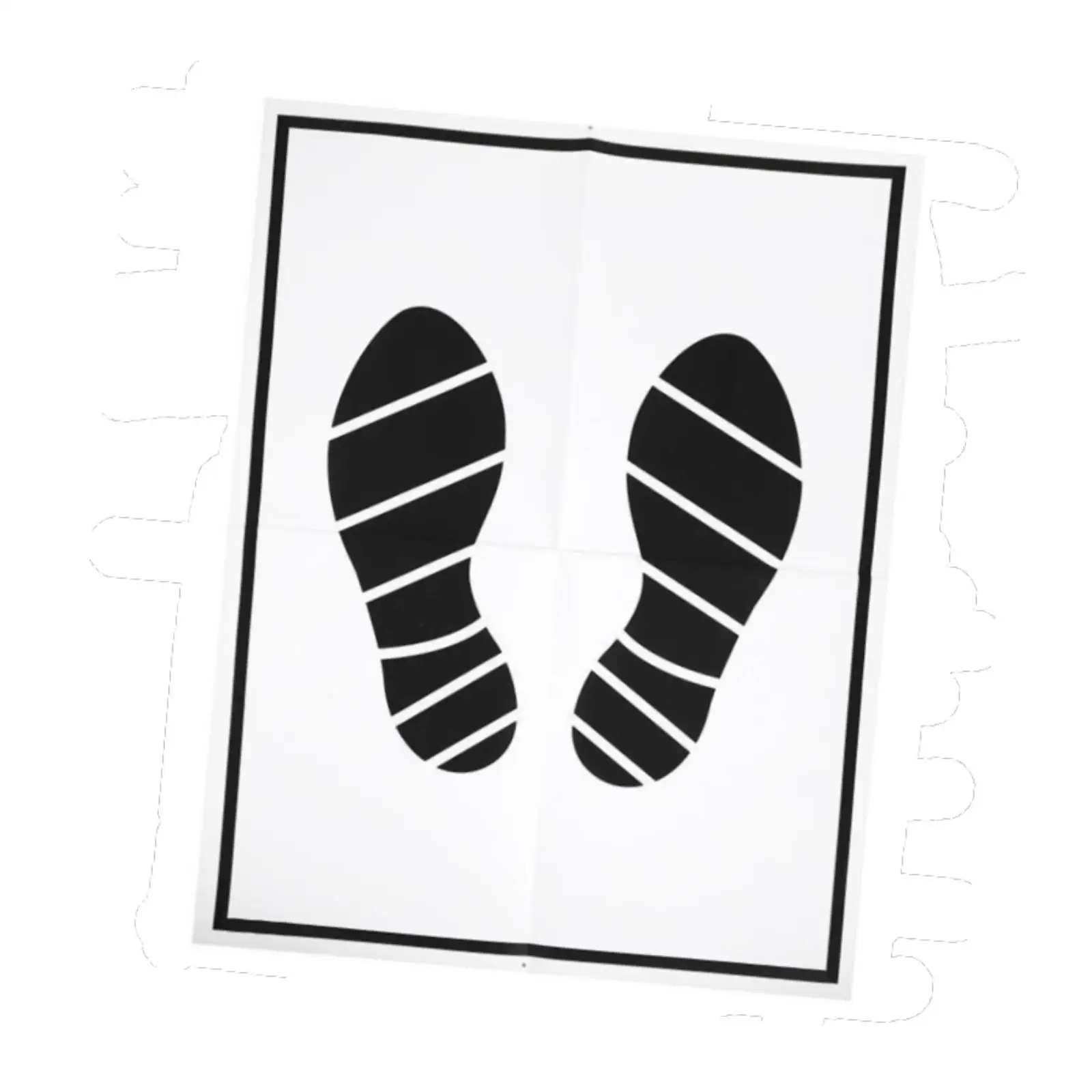 25Pcs Car Foot Mats Auto Interior Accessories Disposable for Car School