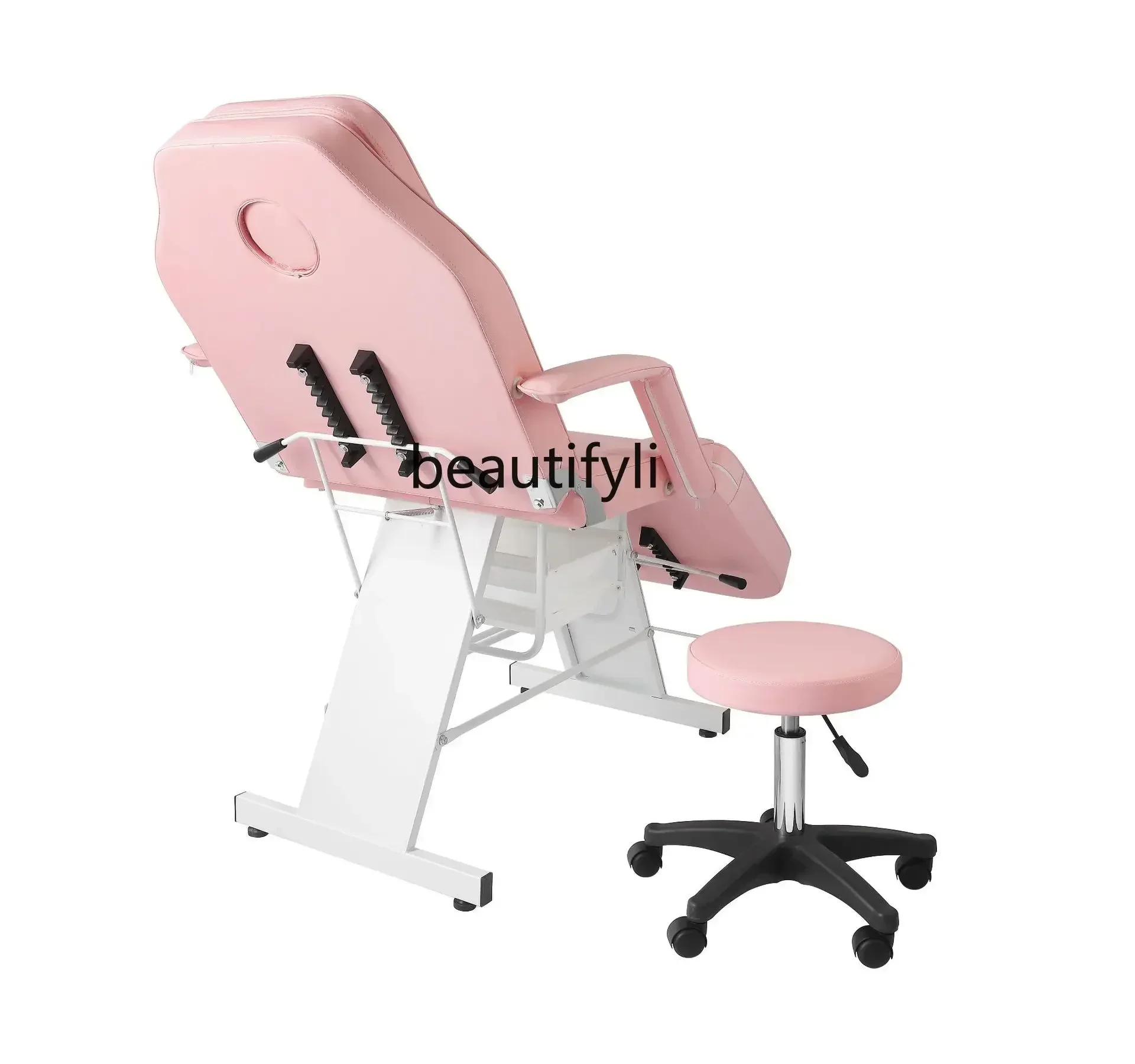 Massage Couch Facial Bed Beauty Chair with High Gas Rod Big Bench