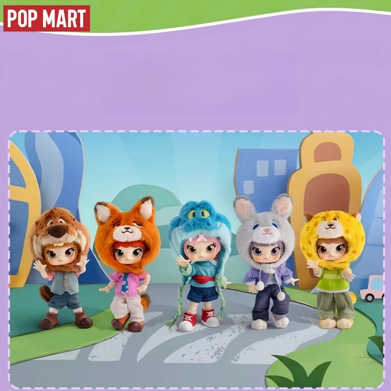 

Hot Selling Genuine Popmart Molly Crazy Animal City 2 Series Surprise Blind Box High Quality Desktop Decoration Collection Gifts