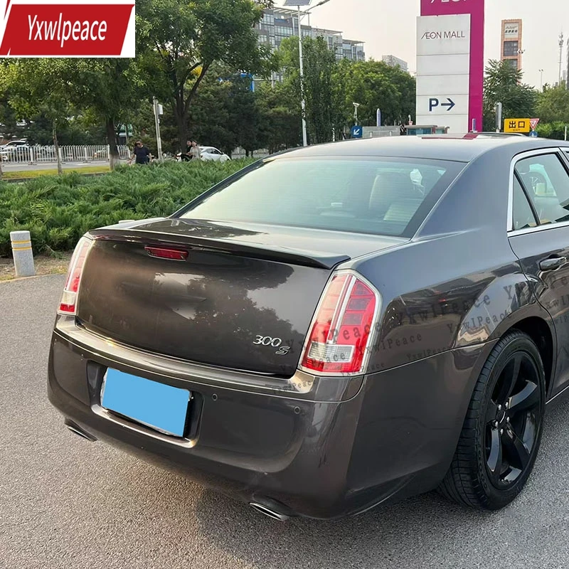 

For Chrysler 300 300c 300s 2012 -2018 Spoiler High Quality ABS Plastic Primer Color Rear Trunk Lip Wing Body Kit Accessories