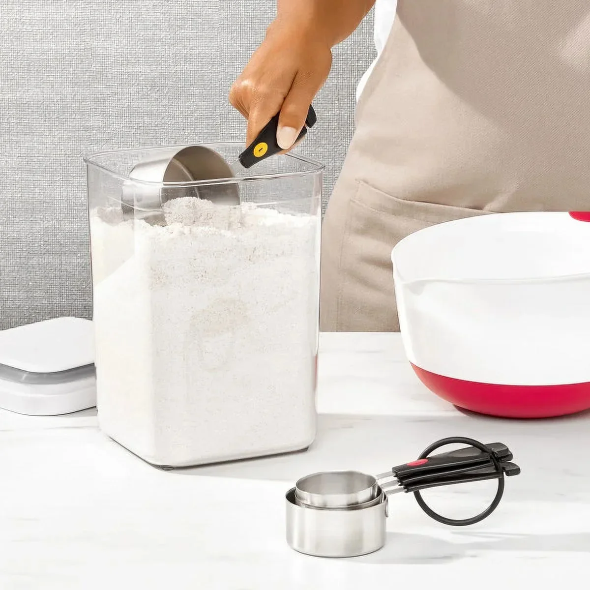 أكواب قياس 4 قطع من الفولاذ المقاوم للصدأ