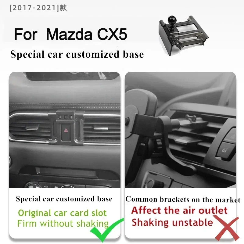 

2017-2021 для Mazda CX-5 CX5, держатель для мобильного телефона, беспроводное зарядное устройство, крепление для автомобильных телефонов, навигационный кронштейн, поддержка GPS, вращение на 360°