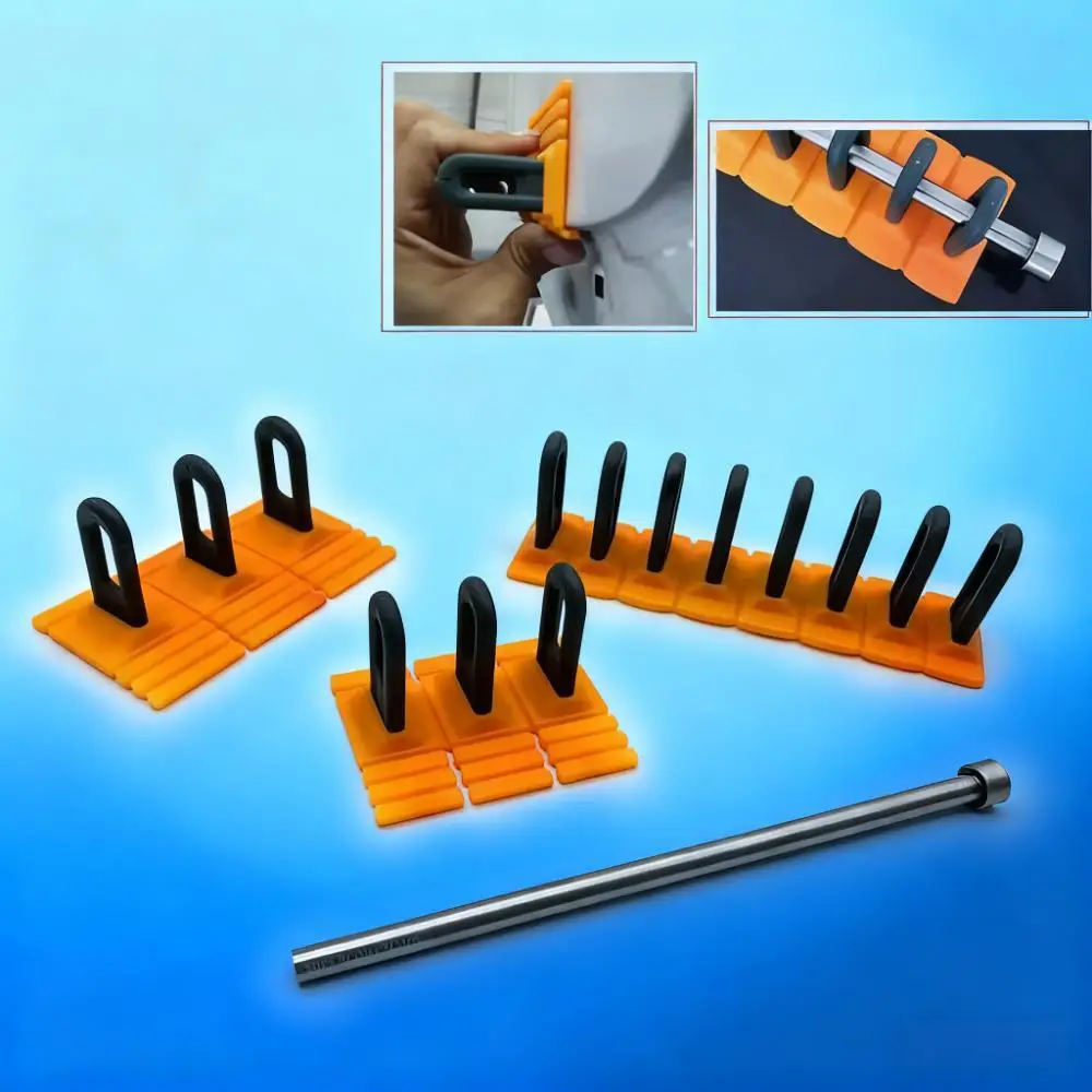 Nieuwe Verveloze Lijmtrekker Tabs Dent Auto Reparatie Tool Voertuig Uitdeuken Repareren Tool Set Oranje Dent Puller Kit