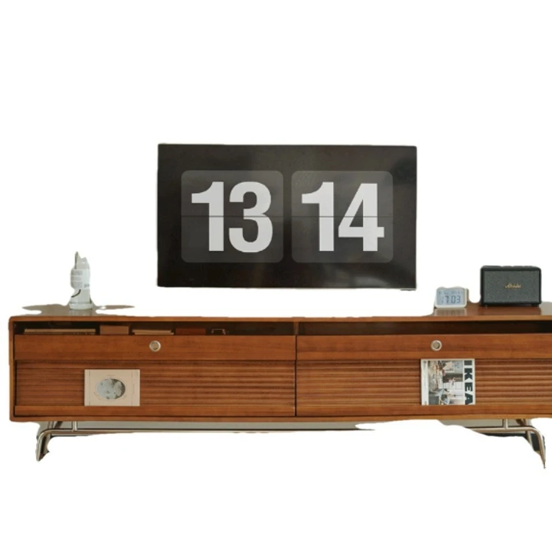 

Nordic solid wood, living room retro TV cabinet storage floor cabinet bedroom TV cabinet