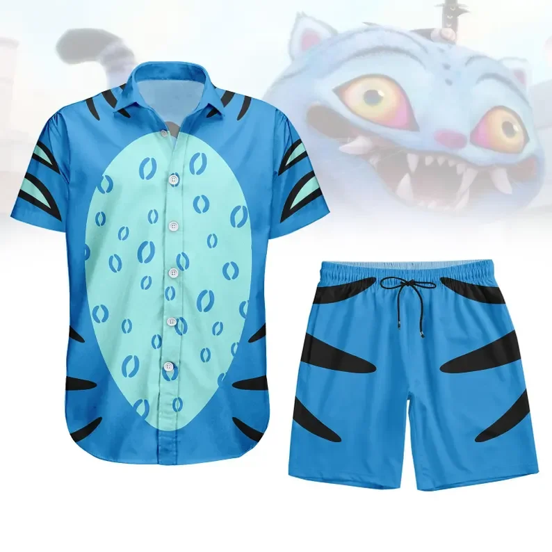 

Popular KPop Demon Hunters Tiger Cosplay 3d Shirt+suit Retro Shirt 3D Printed shirt Beach shorts Man two-piece Set