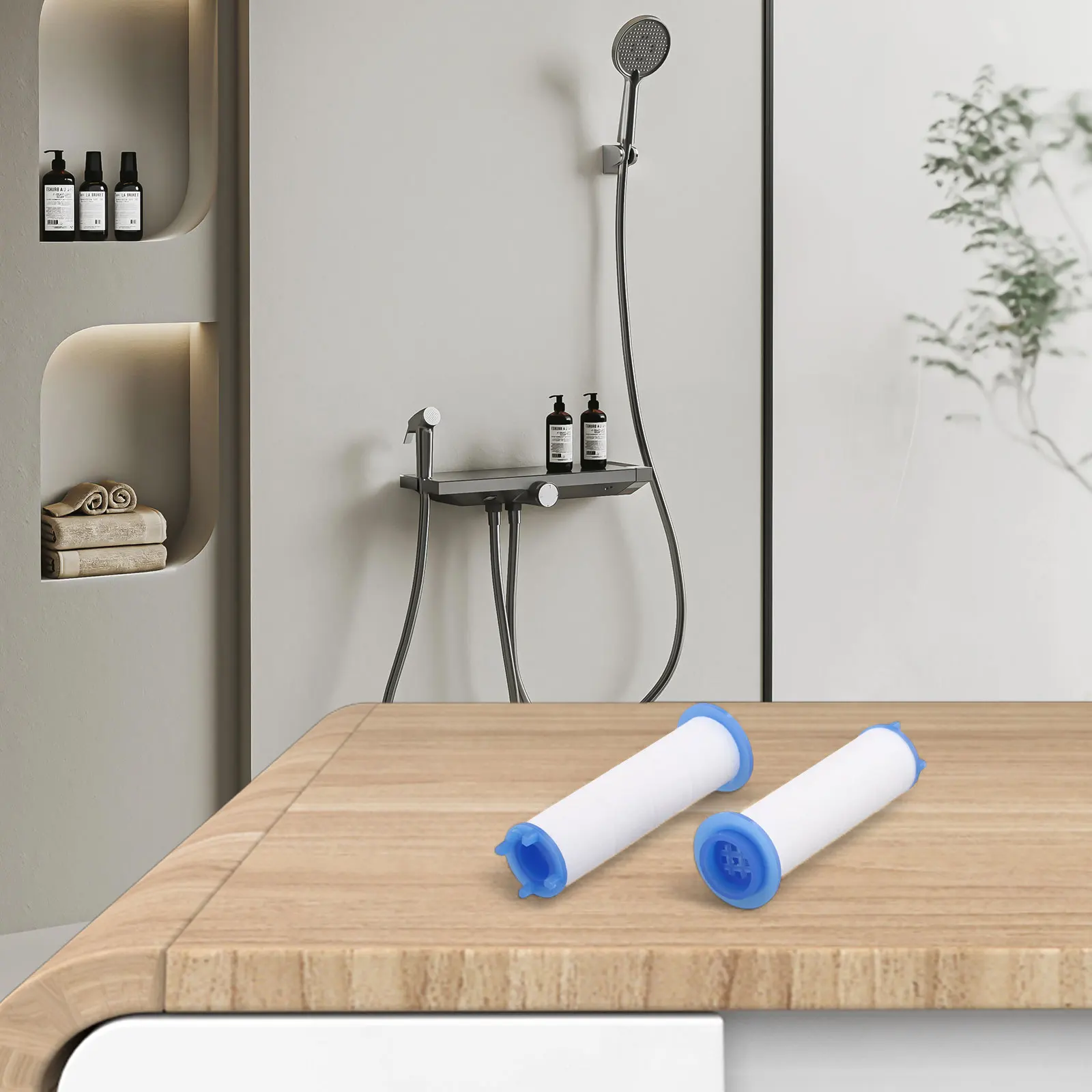 

Фильтр для душа в ванной комнате, фильтрующий элемент с хлопковым сердечником, глубокое очищение, 2 5 шт., очиститель воды для удаления ржавчины, очиститель воды для свежести воды