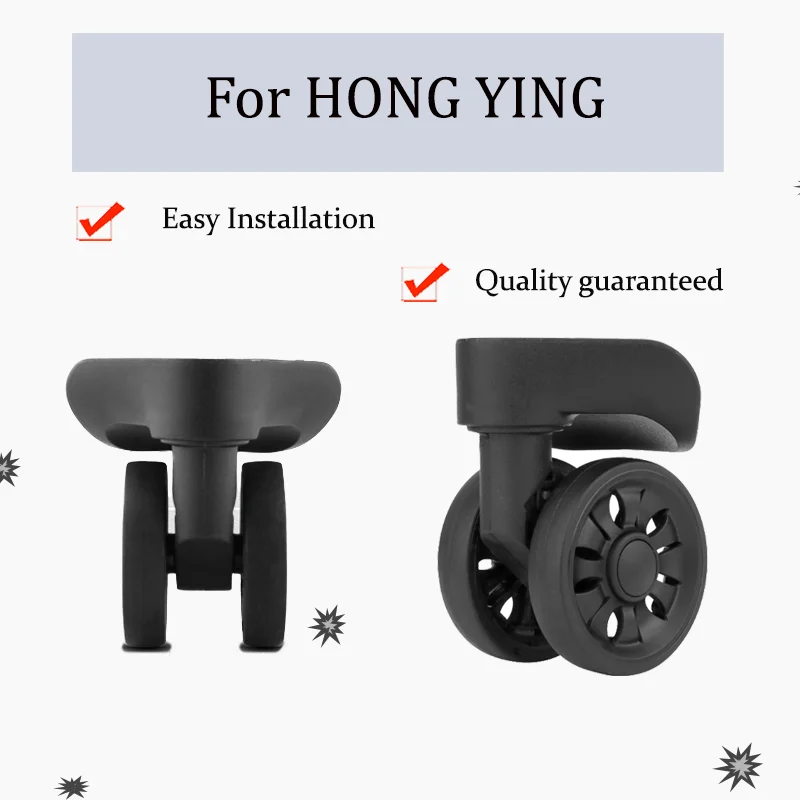

For HONG YING L-J Luxury Upgrade Wheel Set - Smooth Rolling Quiet Operation High-end Luggage Design