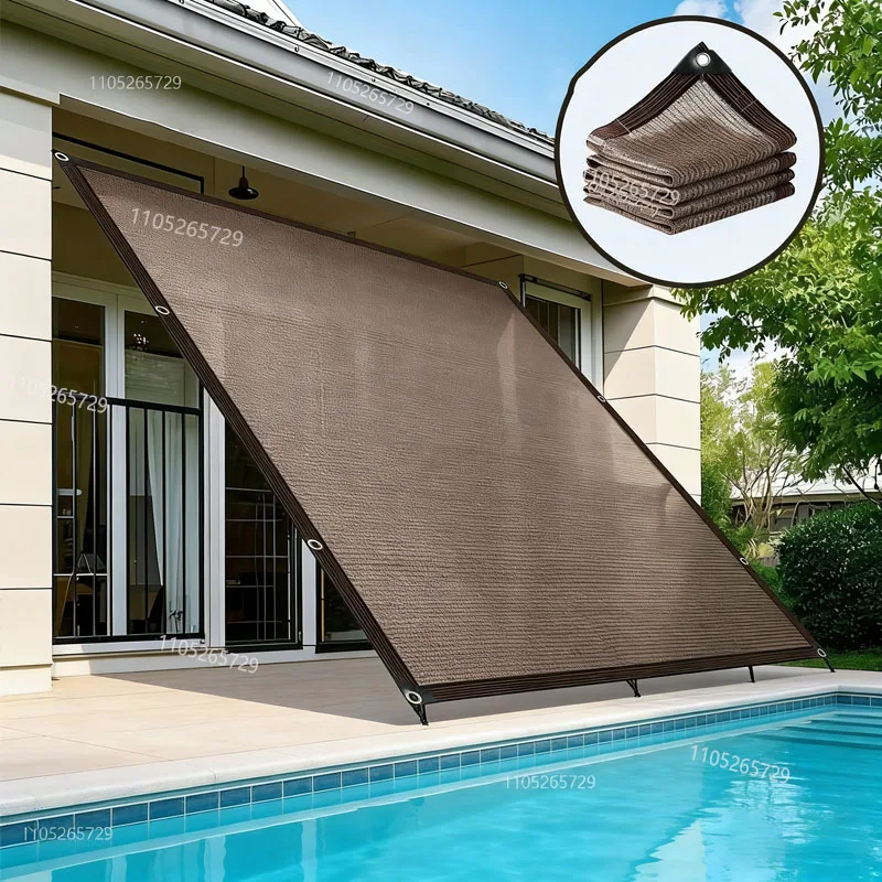 Multi Colored HDPE Sunshade Net, UV Protection, Outdoor Canopy, Sun Visor, Swimming Pool, Plant Sunshade Net