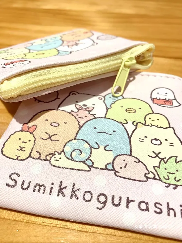 Nuovo Kawaii carino Anime Sumikko gurashi bambini piccolo PU portamonete portamonete portamonete piccoli portafogli per le donne