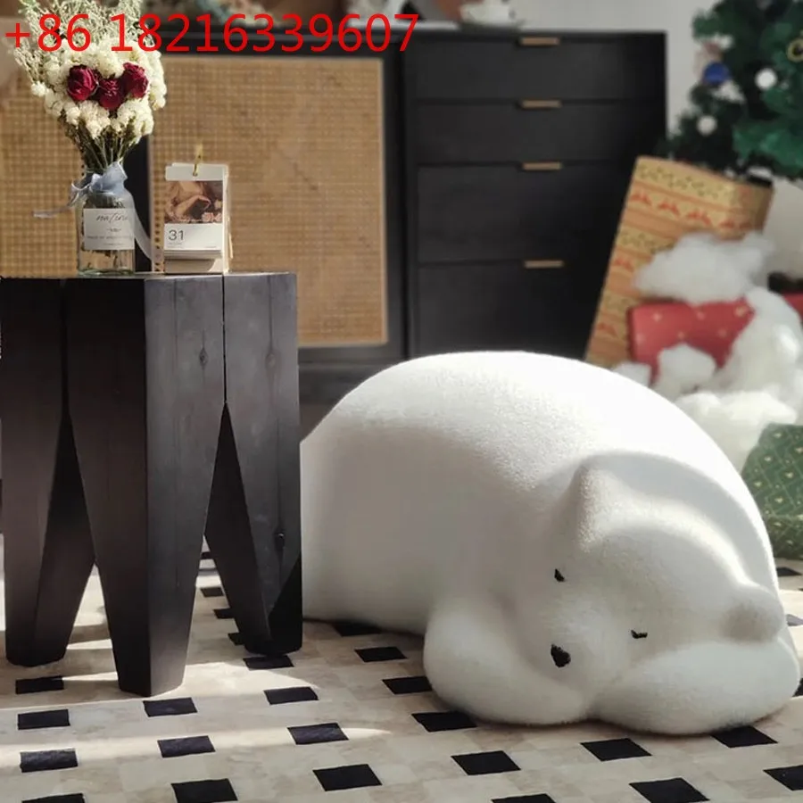 YAO Leisure Chair Animal Sitting or Reclining Italian Cream Style Living Room Single Sofa