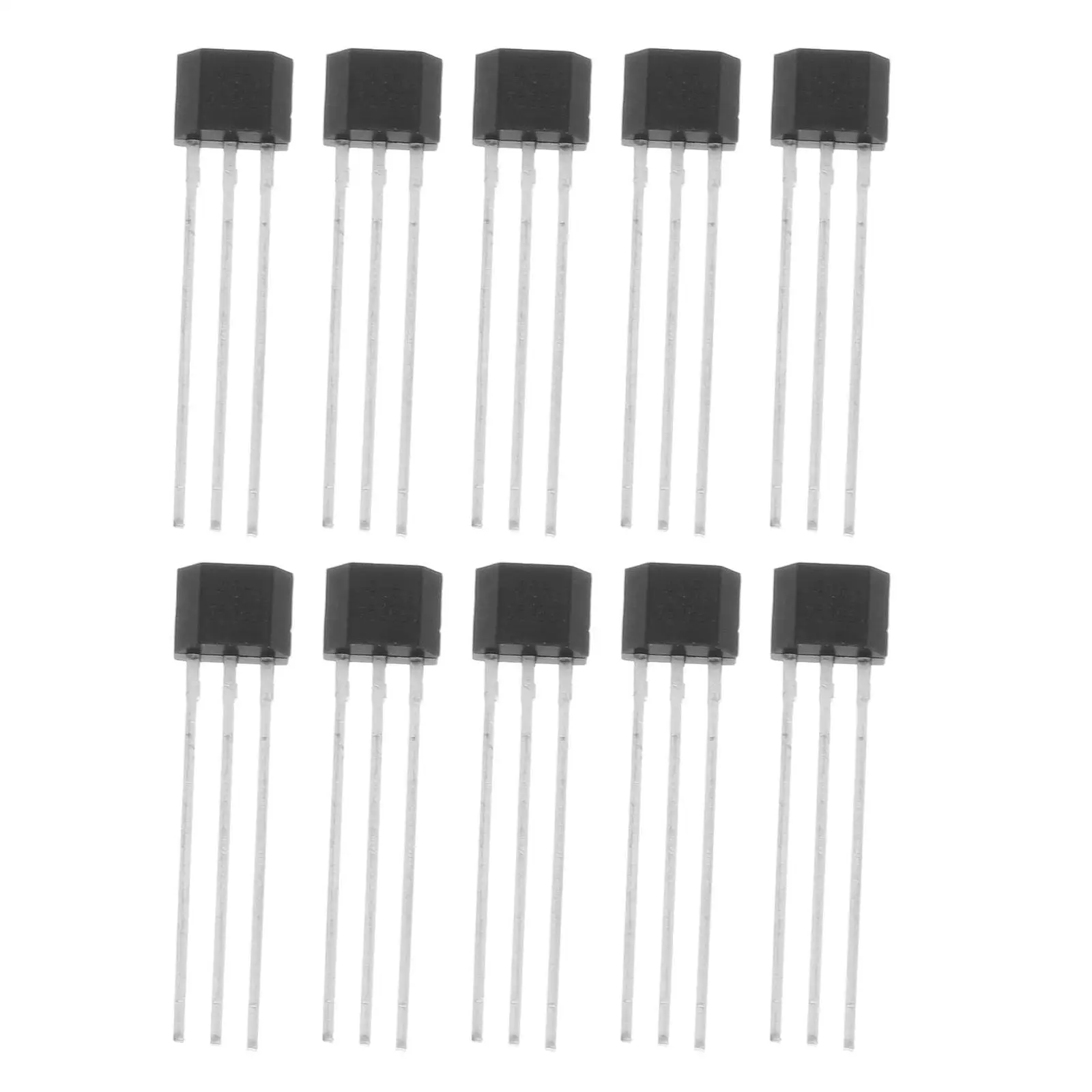 Hall Effect Sensor Pack A3144E SS41F Magnetic Proximity Detector for Industrial Machinery and Electronic Equipment Maintenance